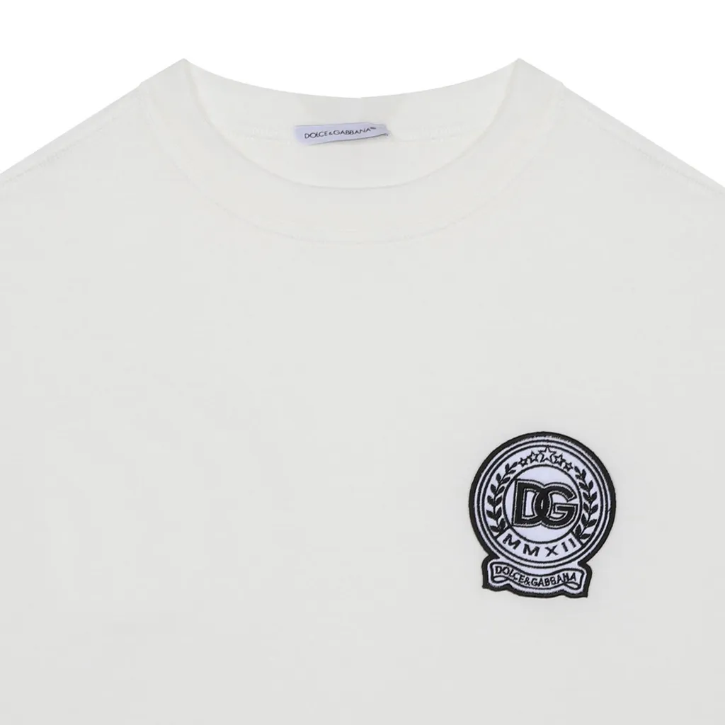 Dolce & Gabbana Kids Dg Logo Jersey T-Shirt