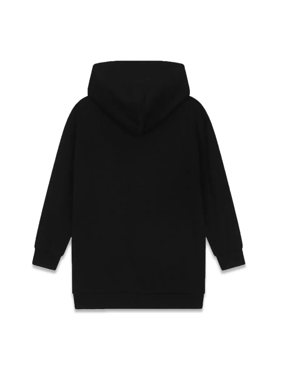 Dolce & Gabbana Hooded Graphic Sweater