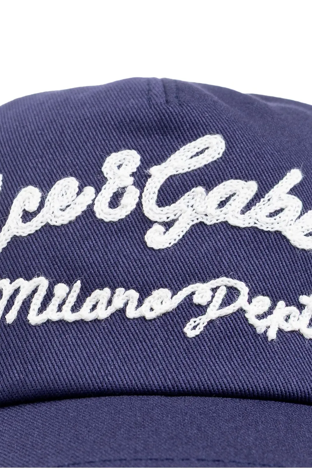 Dolce & Gabbana Kids Logo Gabardine Baseball Cap