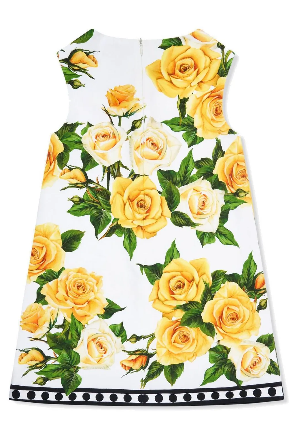 Dolce & Gabbana Kids Rose-Printed Sleeveless Dress