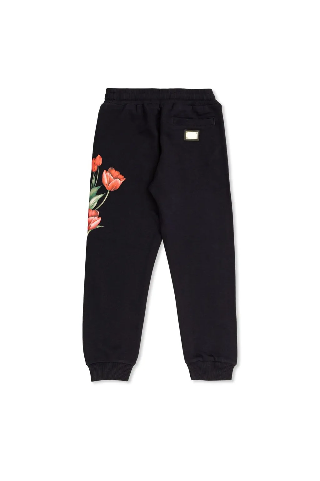 Dolce & Gabbana Kids Floral Printed Jersey Jogging Pants