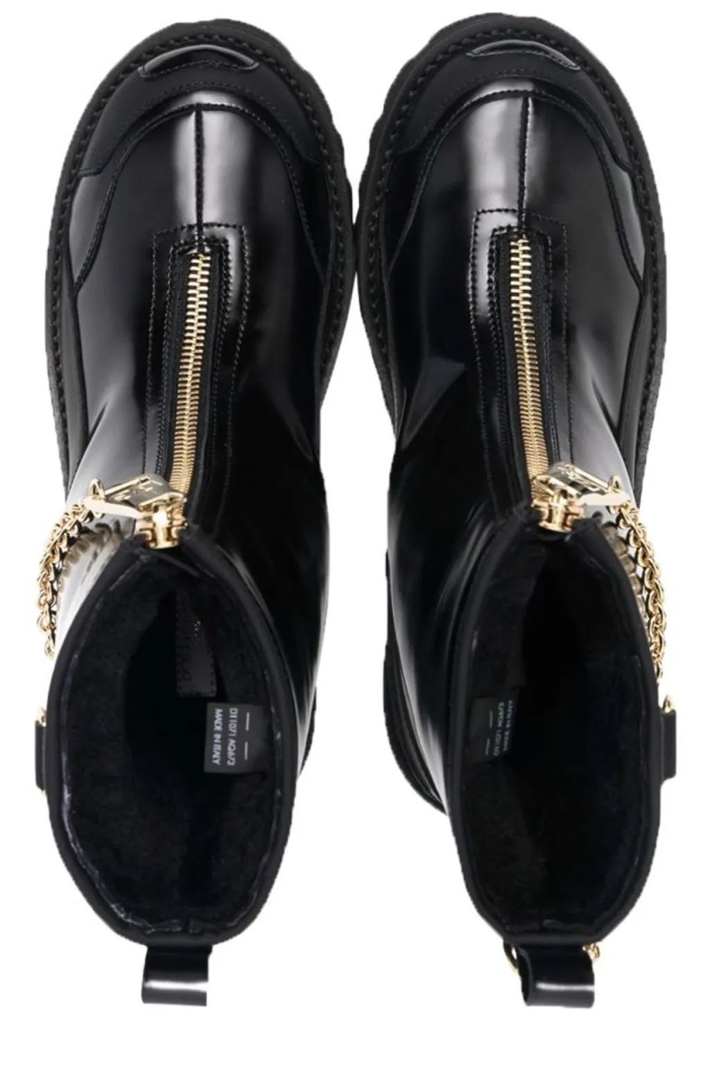 Dolce & Gabbana Kids Chain Zip Boots