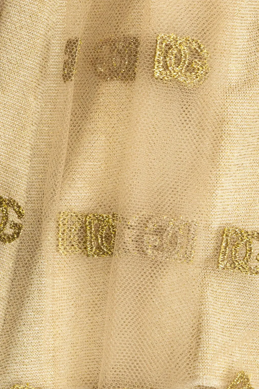 Dolce & Gabbana Kids Logo Printed Tulle Skirt