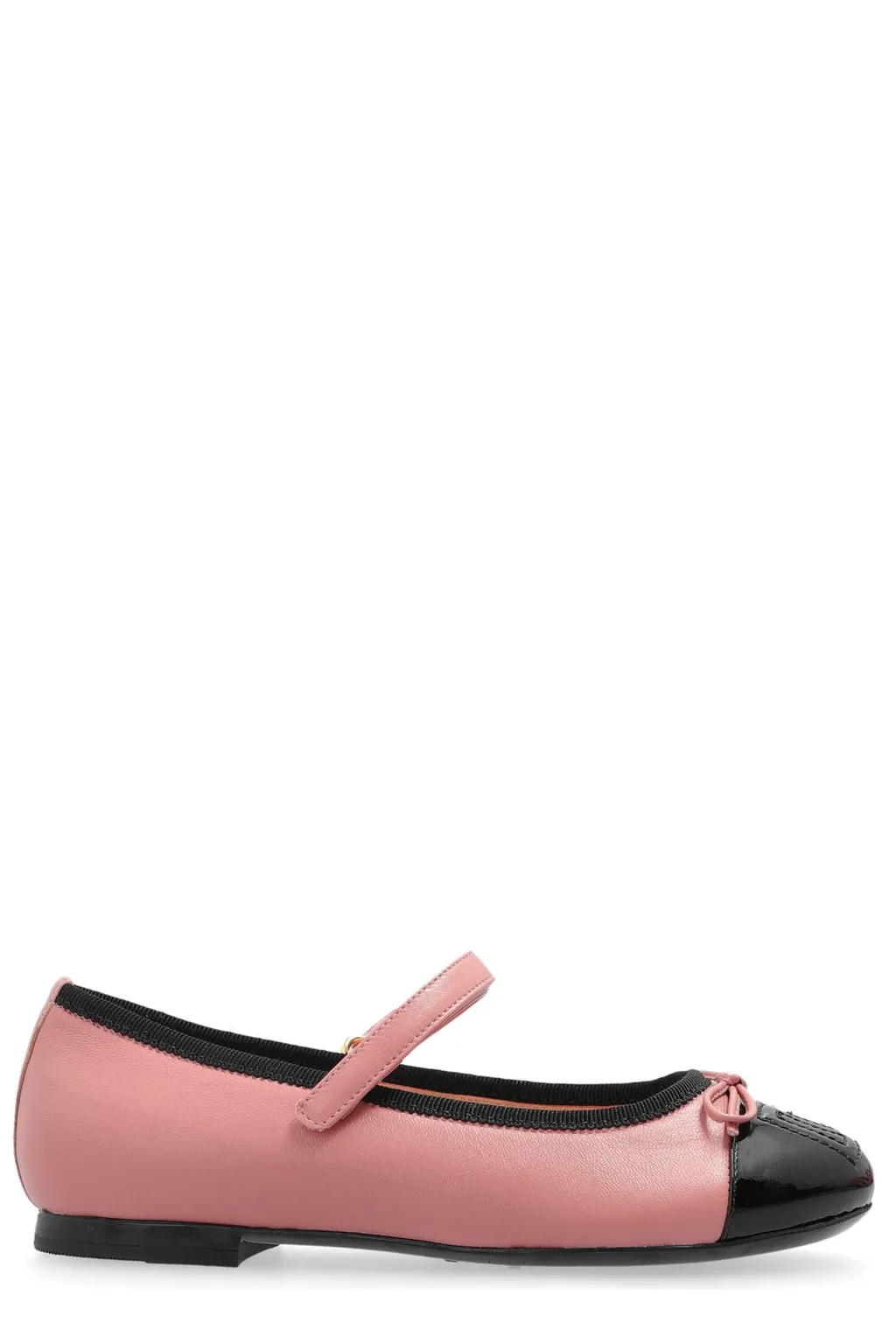 Dolce & Gabbana Kids Bow Detailed Ballerina Shoes
