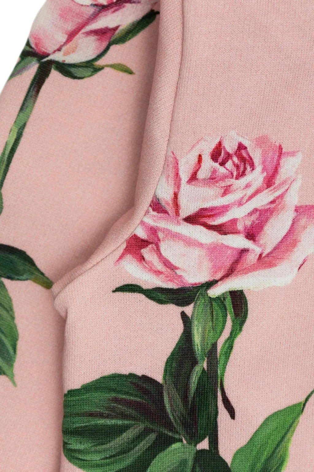 Dolce & Gabbana Kids Floral Printed Zipped Hoodie