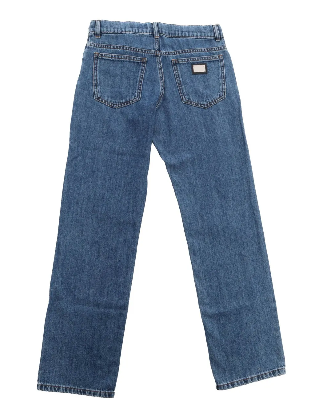 Dolce & Gabbana Kids Straight Leg Denim Jeans