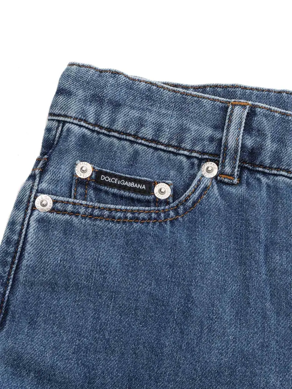 Dolce & Gabbana Kids Straight Leg Denim Jeans