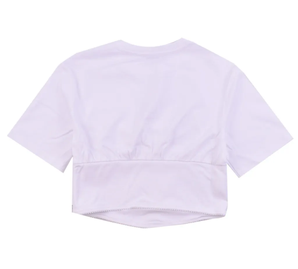 Dolce & Gabbana Kids Logo Plaque Crewneck T-Shirt