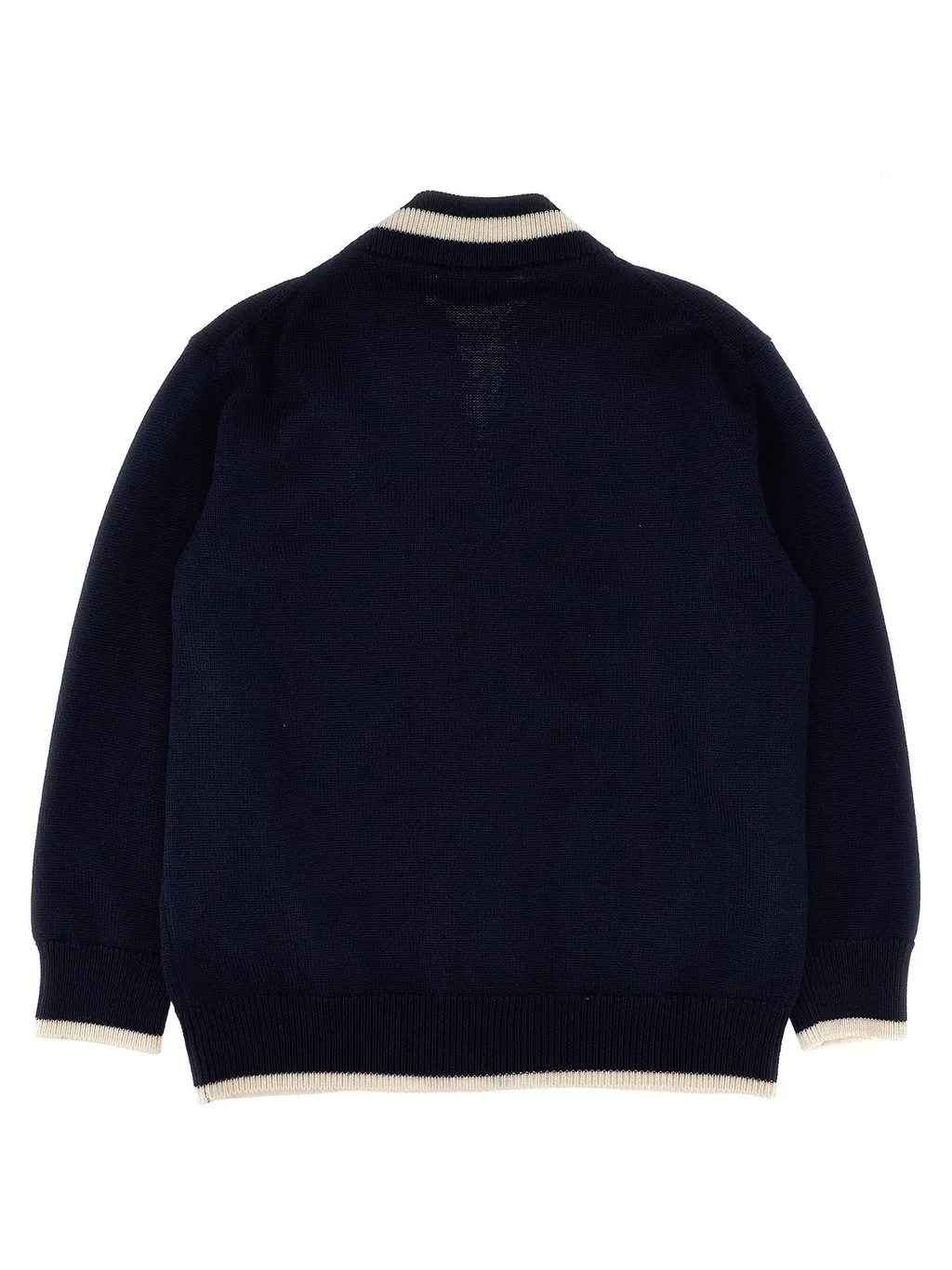 Dolce & Gabbana Kids Logo Patch Knitted Cardigan