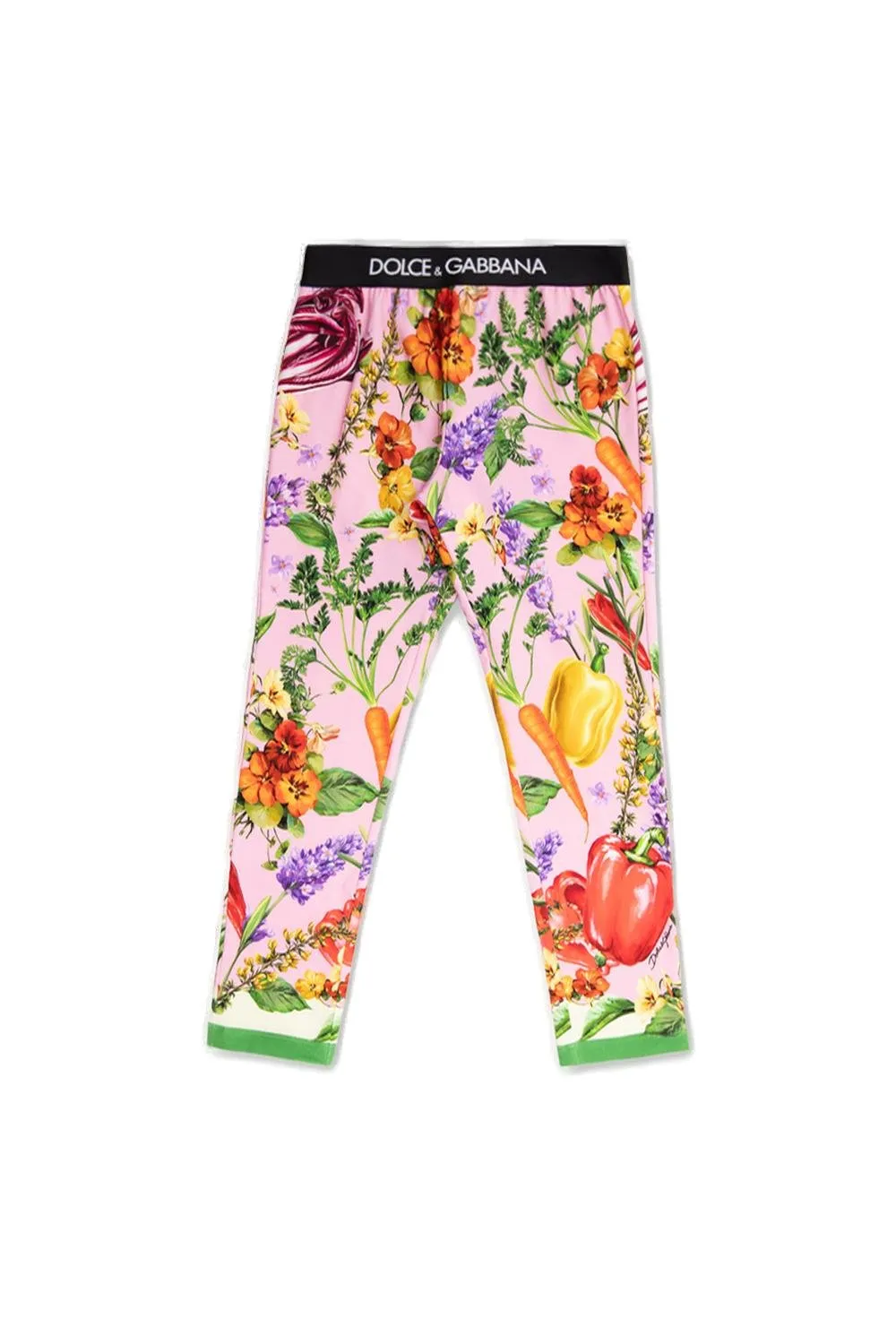 Dolce & Gabbana Kids Graphic Printed Trousers