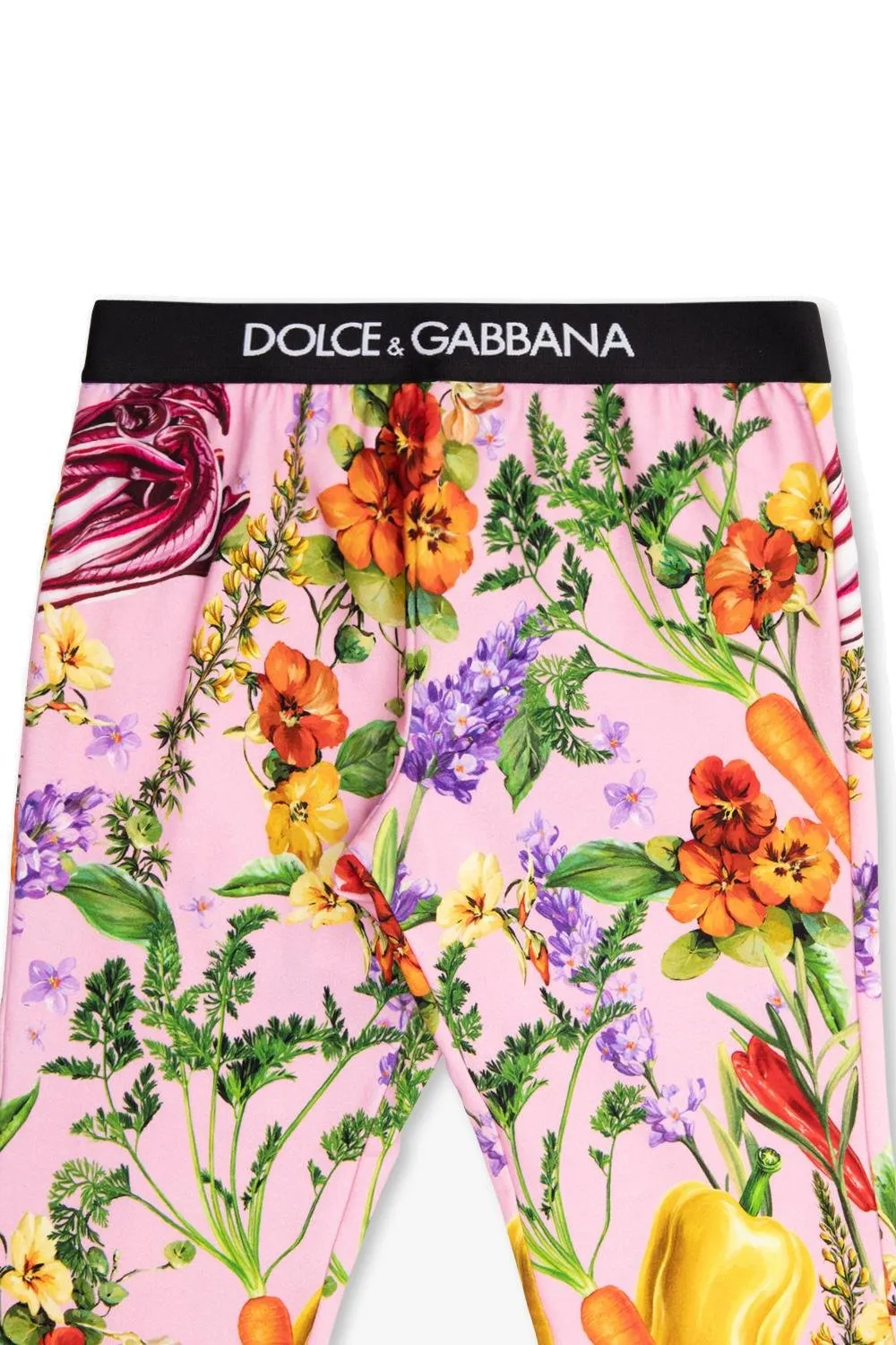 Dolce & Gabbana Kids Graphic Printed Trousers