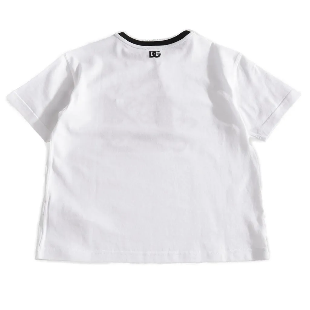 Dolce & Gabbana Kids Logo-Printed Crewneck T-Shirt