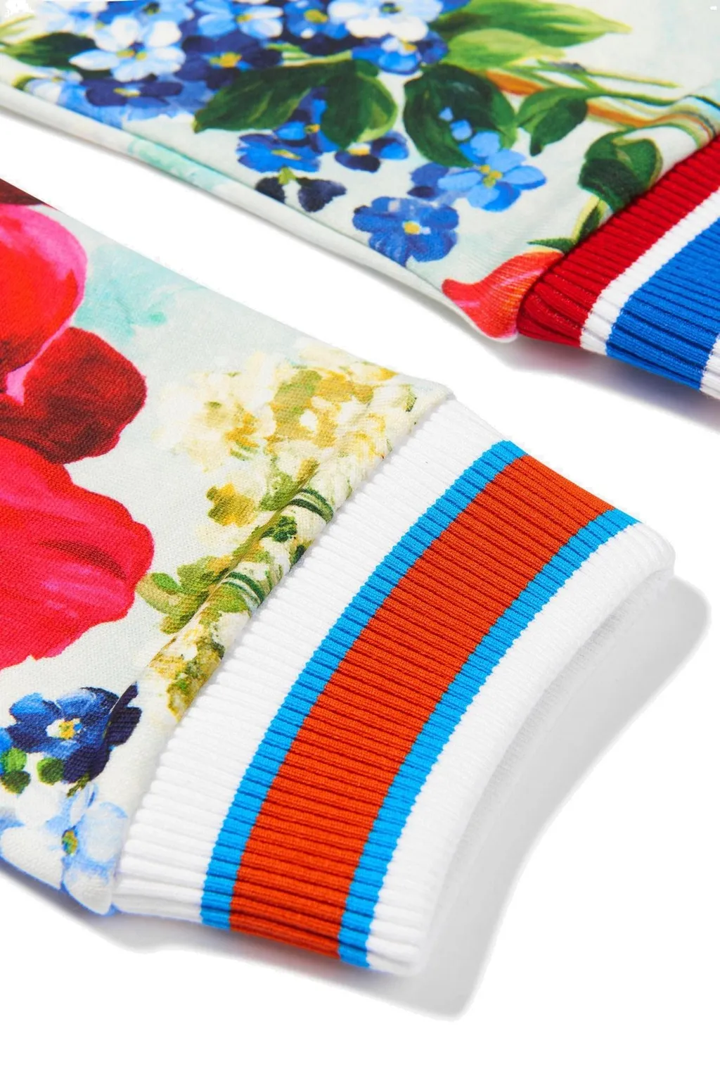 Dolce & Gabbana Kids Garden-Printed Drawstring Track Pants