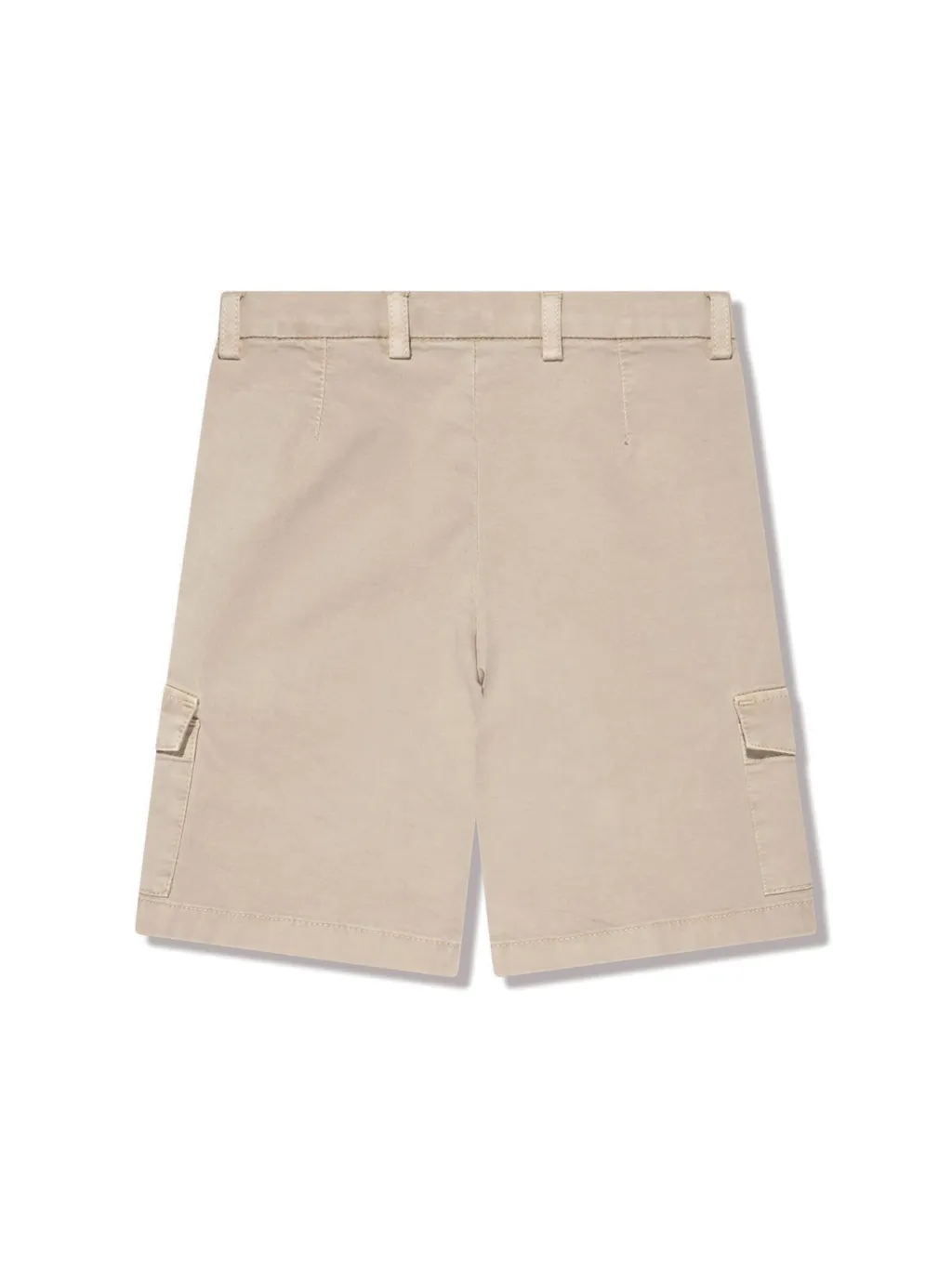 Dolce & Gabbana Kids Logo Patch Stretched Gabardine Shorts