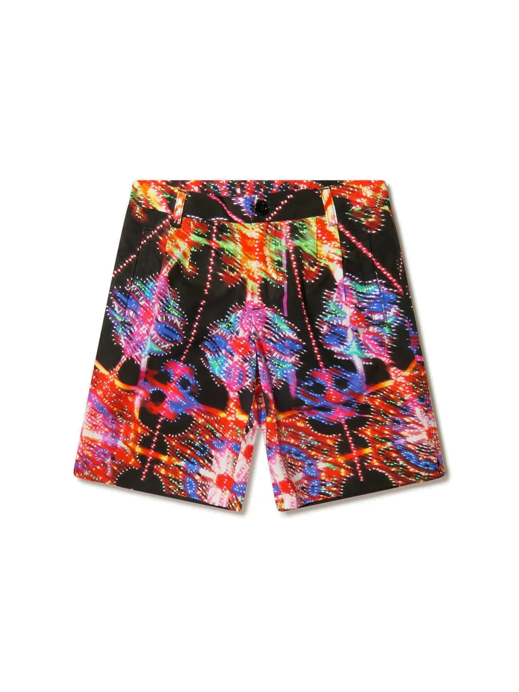 Dolce & Gabbana Kids Luminarie All-Over Graphic-Printed Shorts
