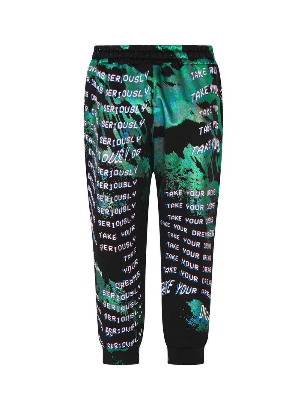 Dolce & Gabbana Kids Graphic-Printed Drawstring Trousers