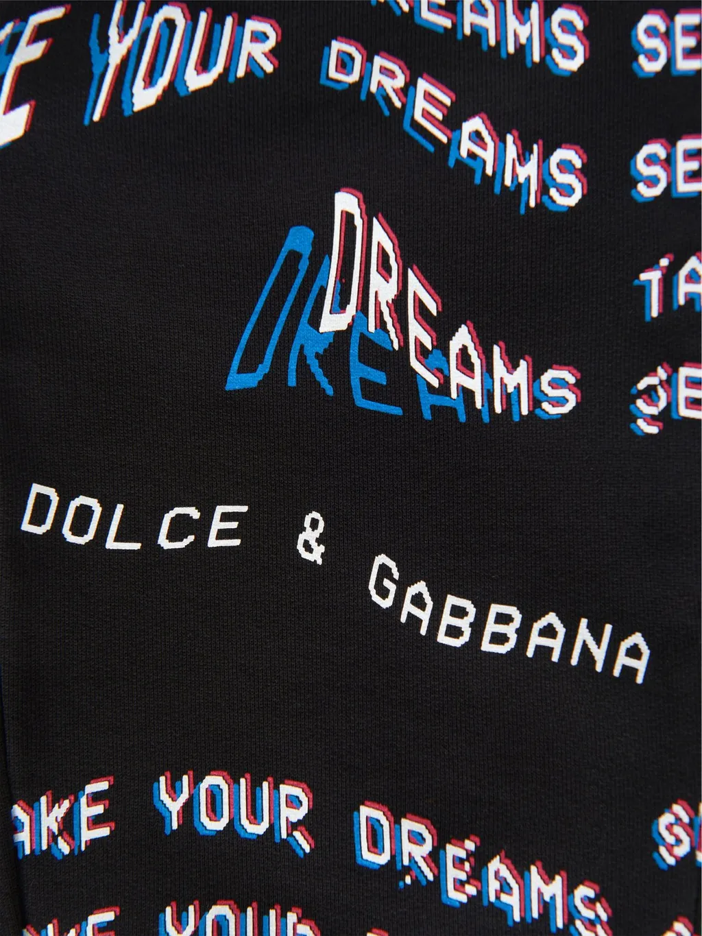 Dolce & Gabbana Kids Graphic-Printed Drawstring Trousers