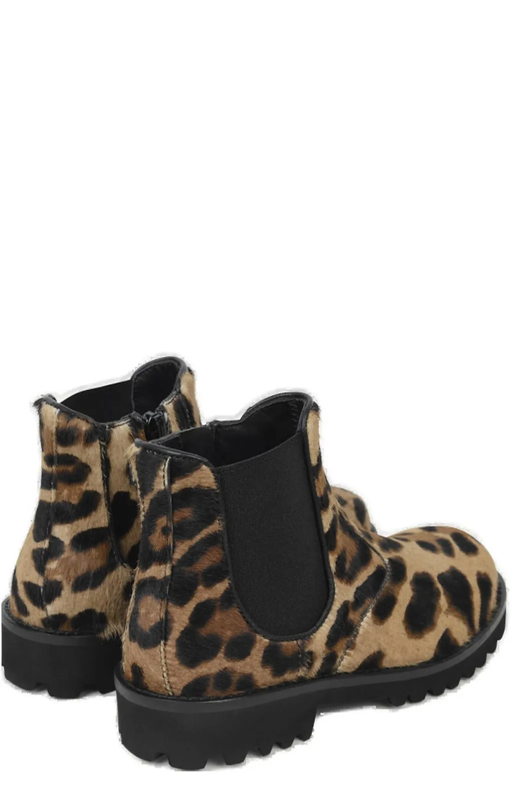 Dolce & Gabbana Kids Leopard-Printed Beatle Boots