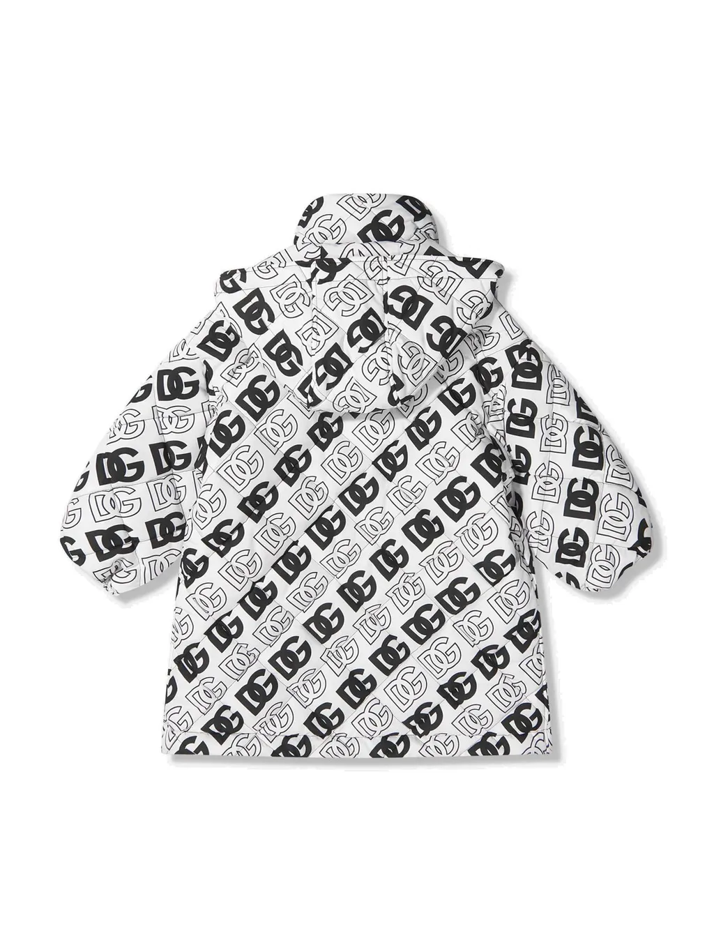 Dolce & Gabbana Kids Logo Printed Hooded Jacket