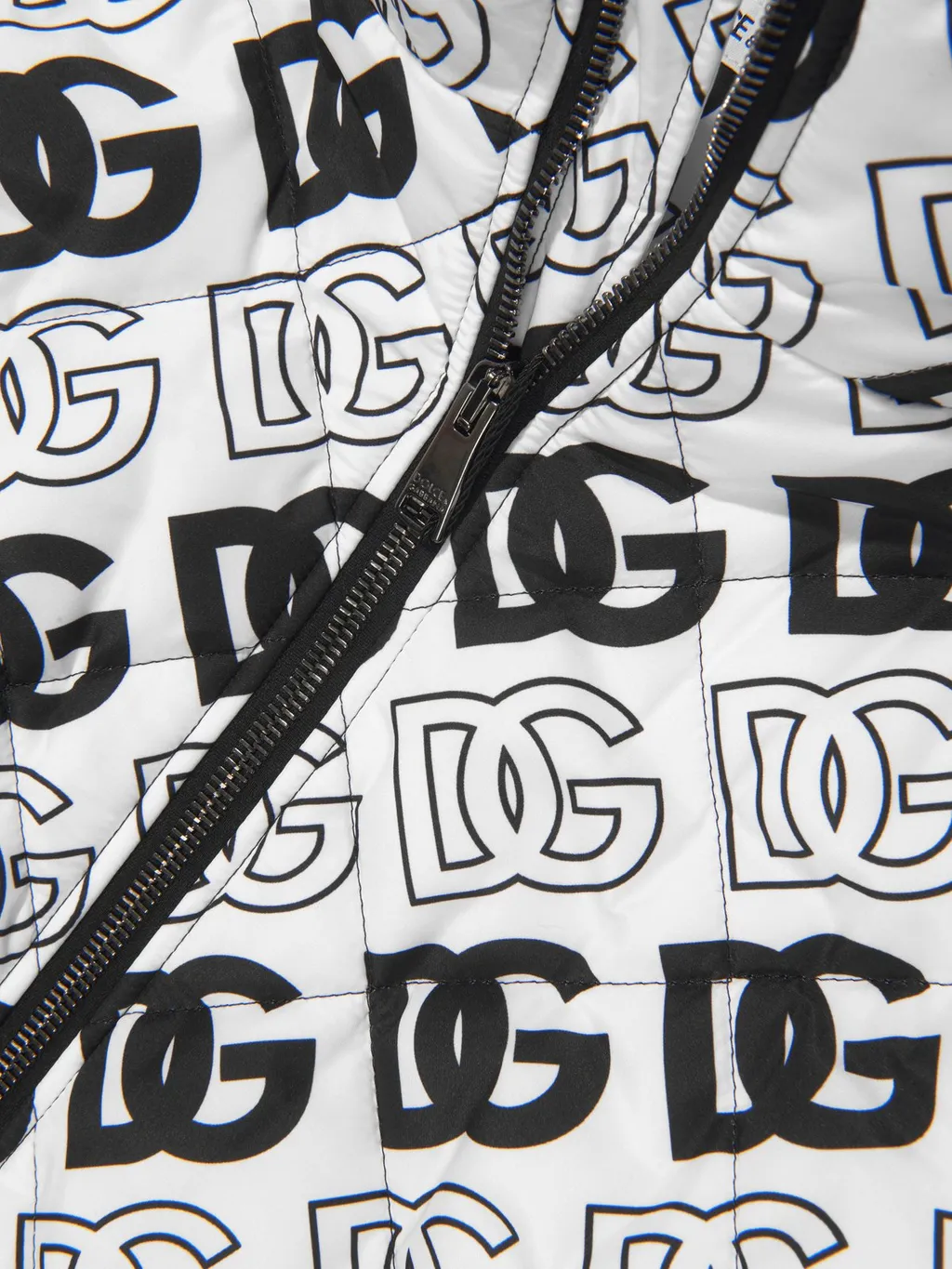 Dolce & Gabbana Kids Logo Printed Hooded Jacket