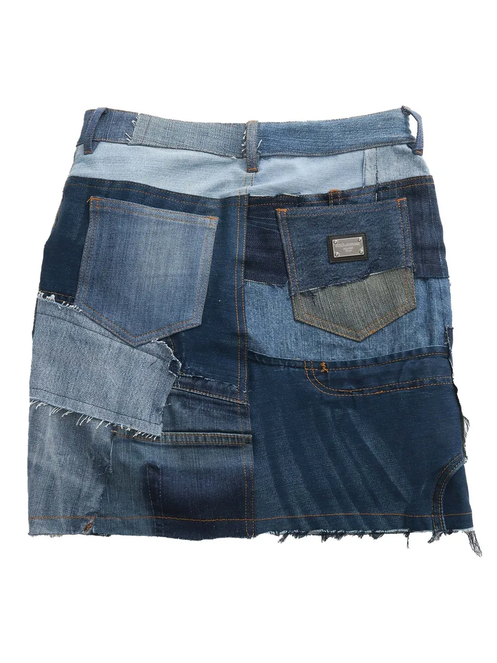 Dolce & Gabbana Kids Gonna Distressed Mini Skirt