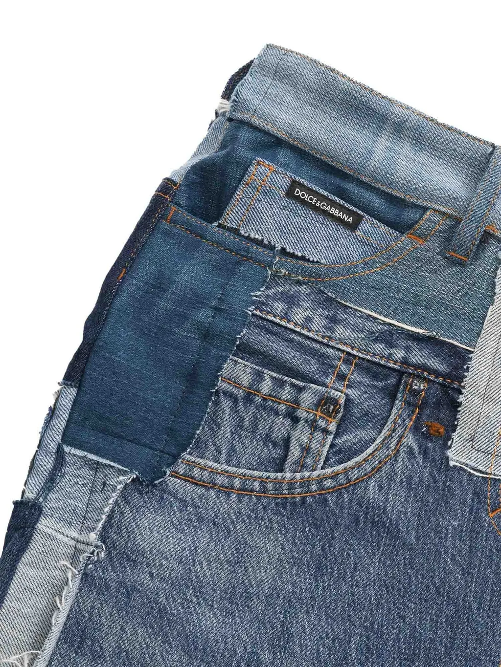 Dolce & Gabbana Kids Gonna Distressed Mini Skirt