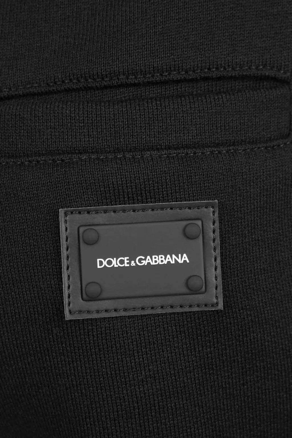 Dolce & Gabbana Kids Logo Patch Drawstring Shorts