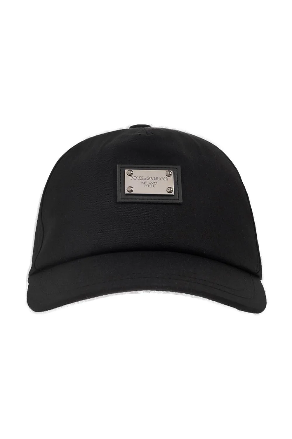 Dolce & Gabbana Kids Logo Plaque Curved Peak Baseball Cap