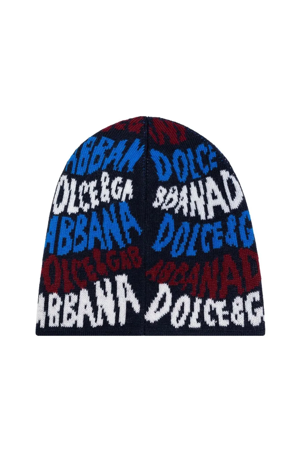 Dolce & Gabbana Kids Logo Intarsia Knitted Beanie