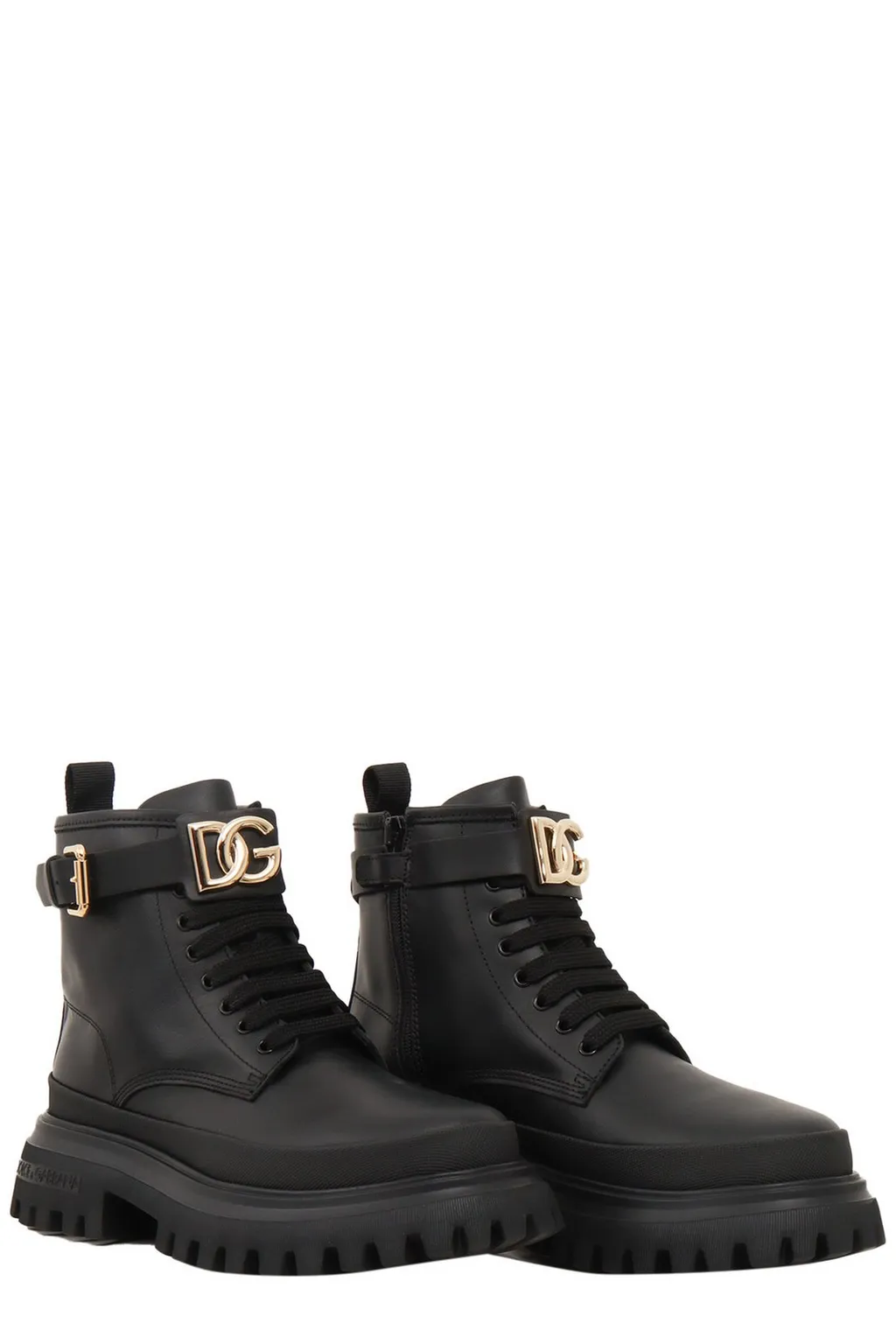 Dolce & Gabbana Kids Dg Logo Ankle Boots