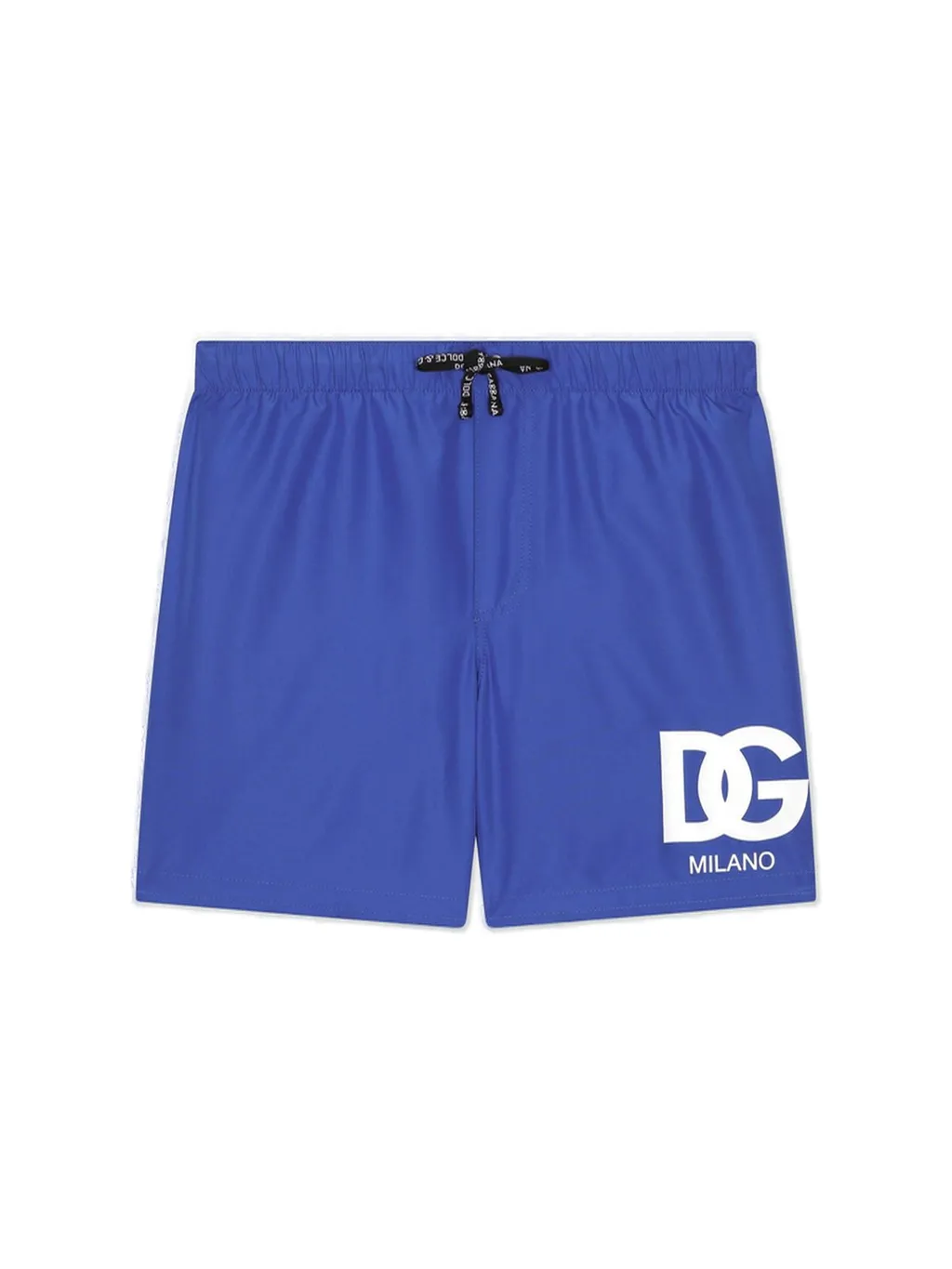 Dolce & Gabbana Kids Logo Printed Drawstring Swim Shorts