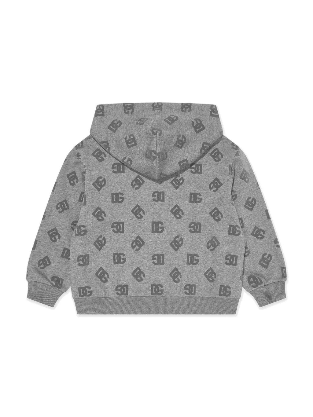 Dolce & Gabbana Kids Dg Logo Printed Jersey Hoodie