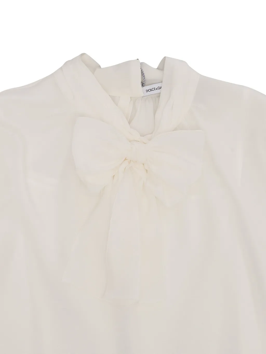Dolce & Gabbana Kids Pussy-Bow Long Sleeved Blouse