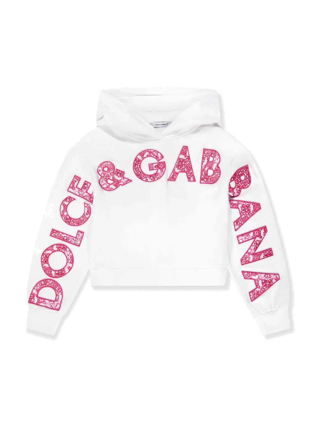 Dolce & Gabbana Kids Logo Patch Long Sleeved Hoodie