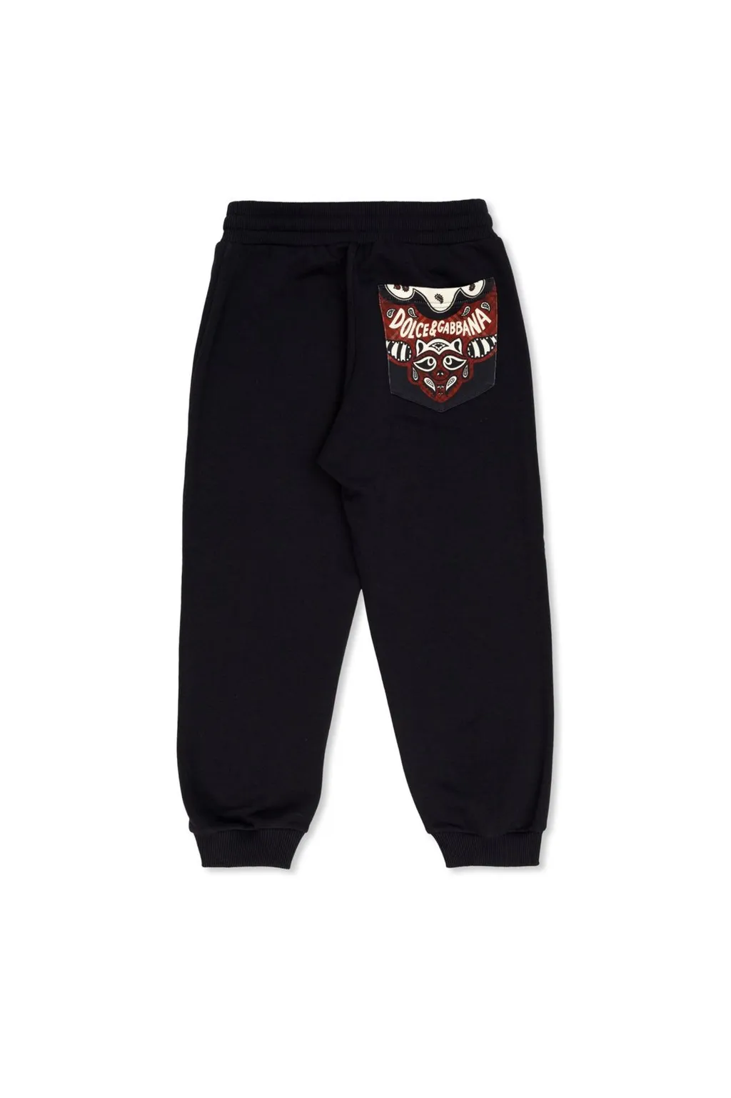 Dolce & Gabbana Kids Bandana Printed Jersey Jogging Pants