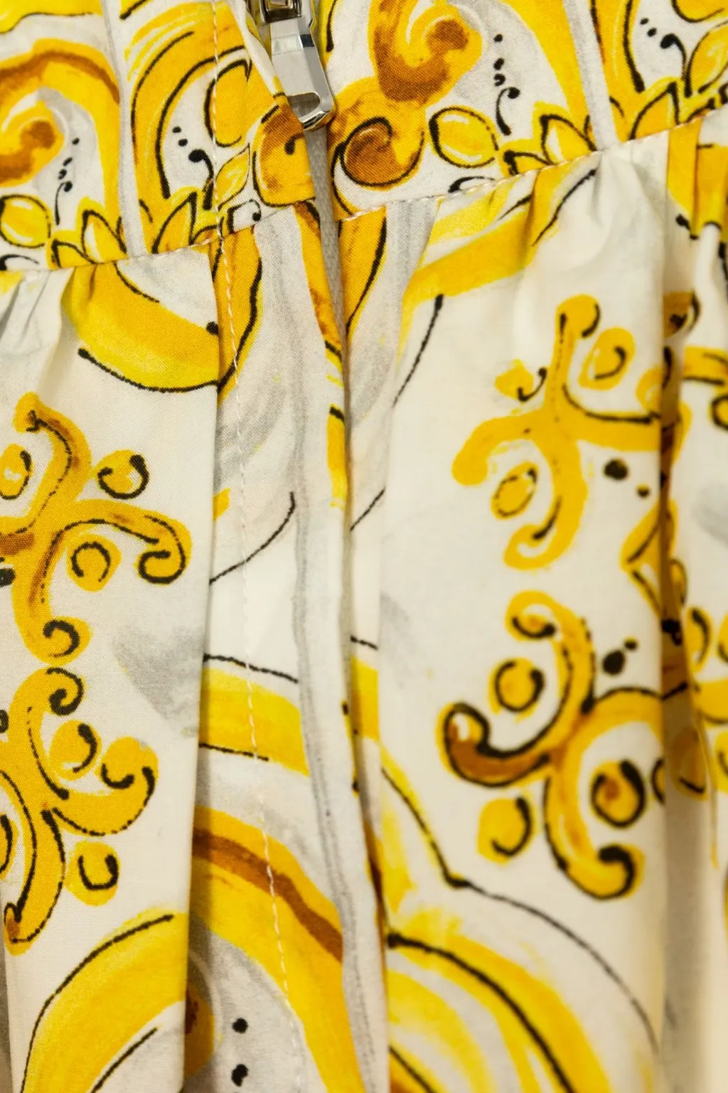 Dolce & Gabbana Kids Majolica Printed Poplin Skirt