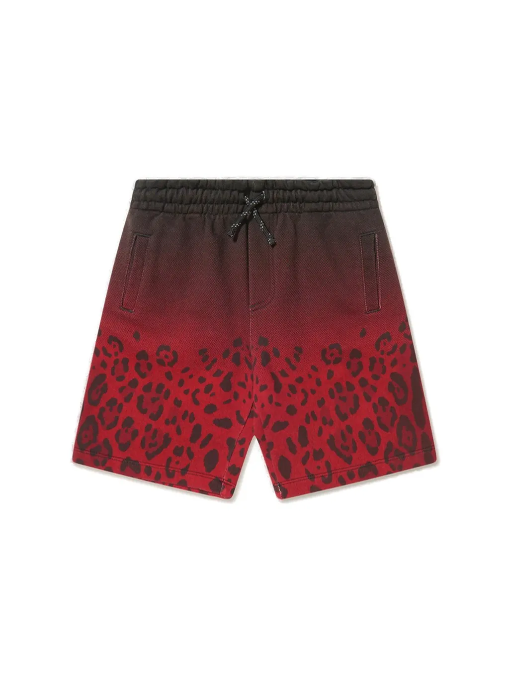 Dolce & Gabbana Kids Gradient Leopard-Printed Drawstring Shorts