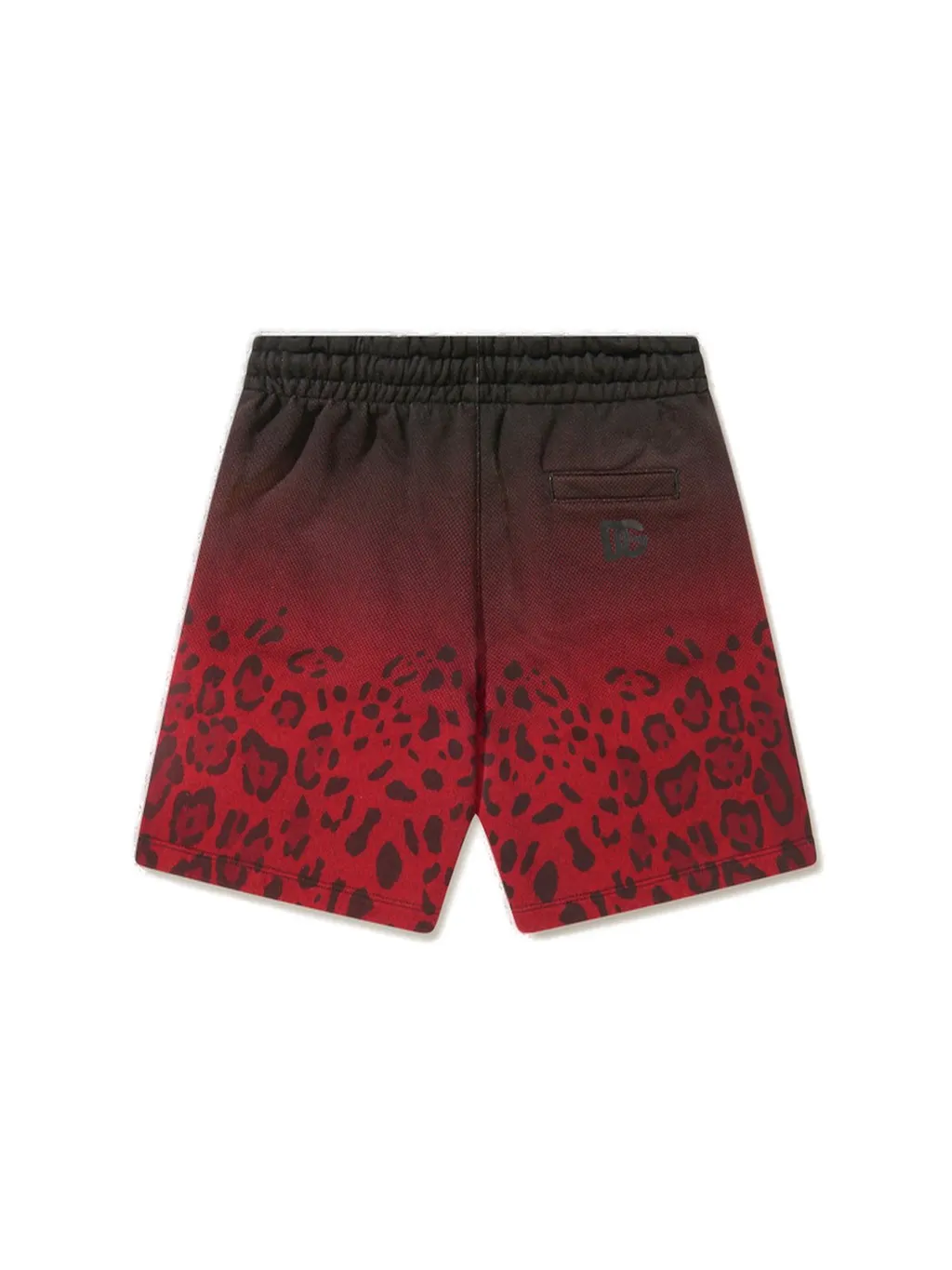 Dolce & Gabbana Kids Gradient Leopard-Printed Drawstring Shorts