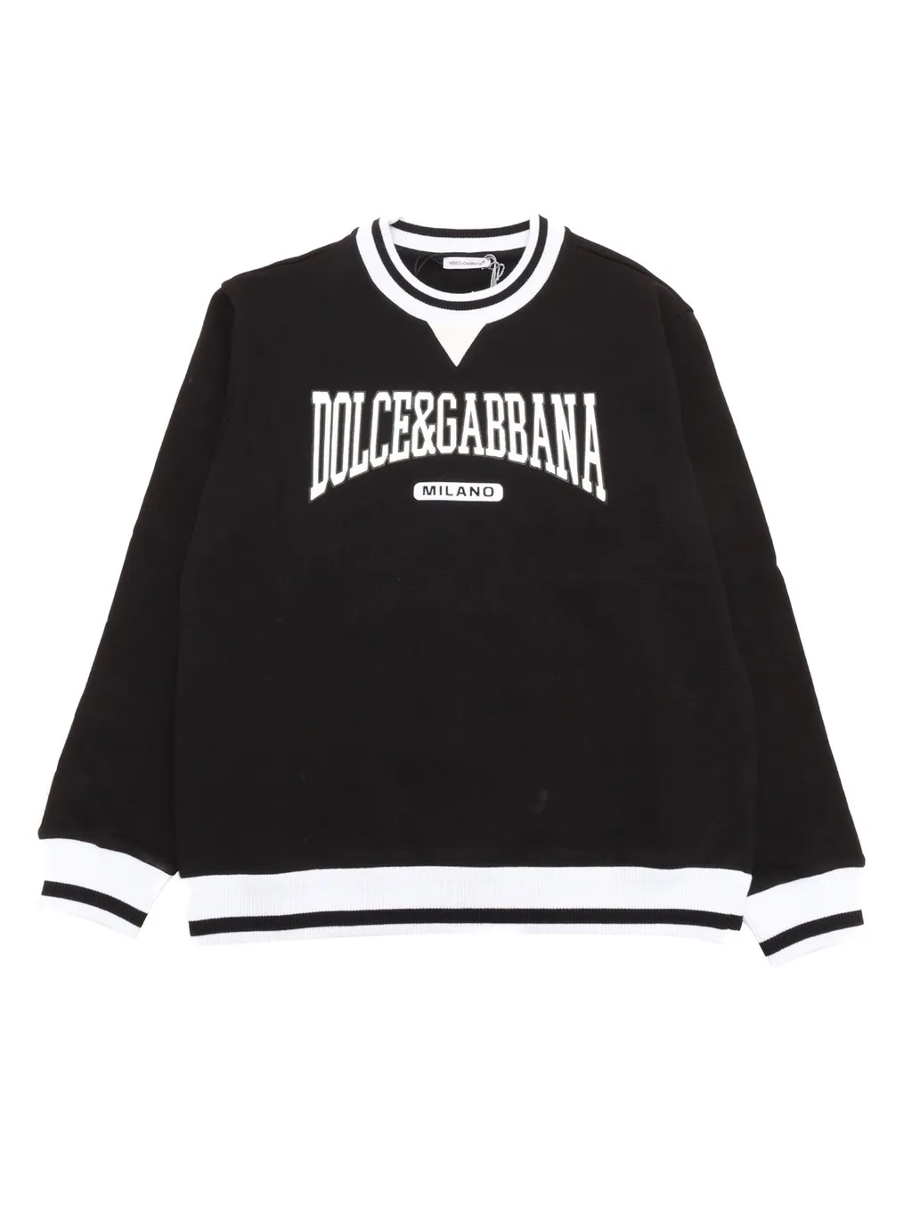 Dolce & Gabbana Kids Logo Printed Jersey Sweatshirt