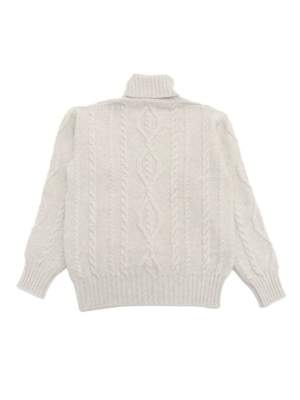 Dolce & Gabbana Kids Logo Embroidered Roll Neck Jumper