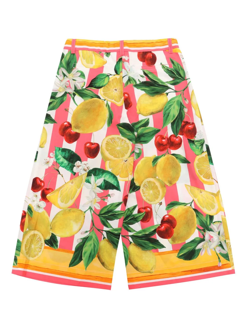 Dolce & Gabbana Kids Lemon-Printed Pleat Trousers