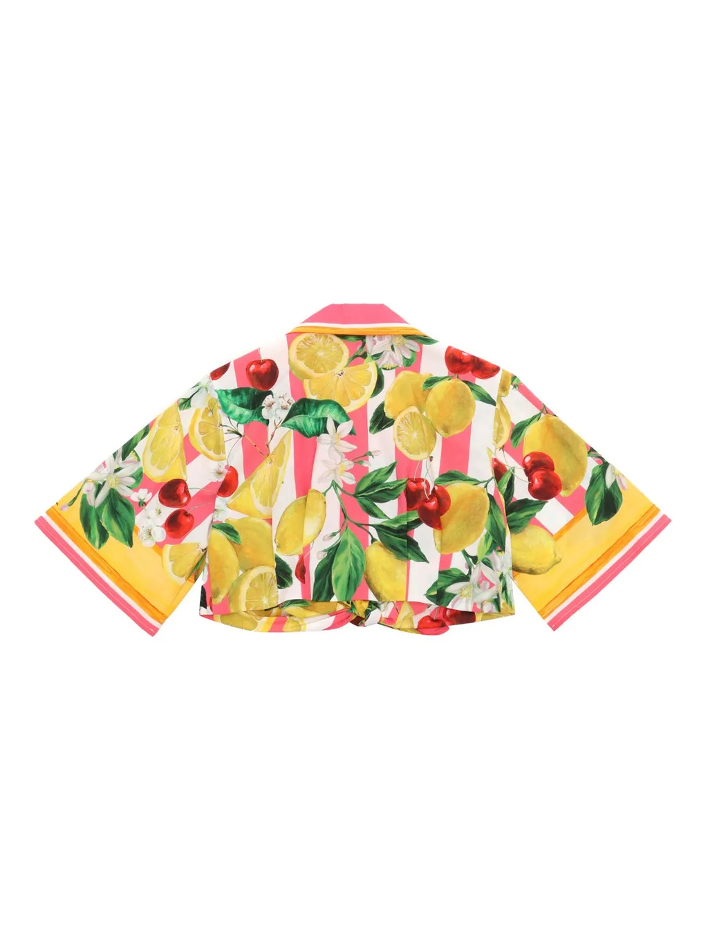 Dolce & Gabbana Kids Italian Holiday Poplin Blouse
