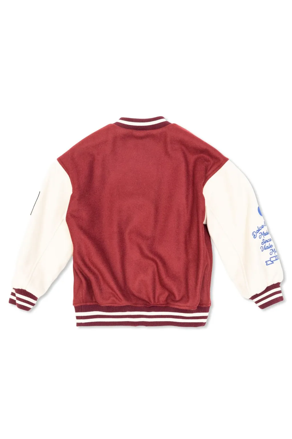 Dolce & Gabbana Kids Logo Patch Bomber Jacket