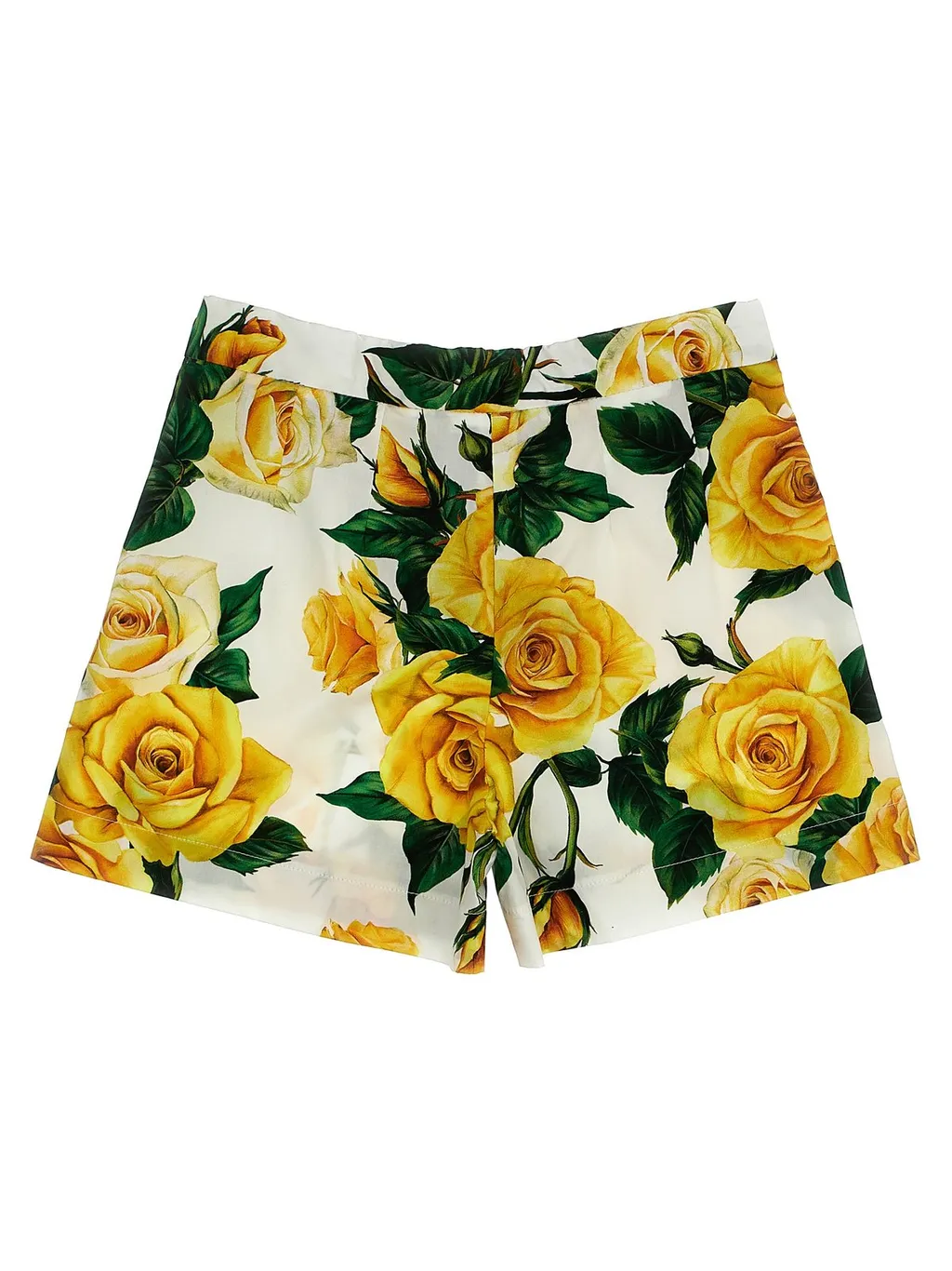 Dolce & Gabbana Kids Rose-Printed Shorts