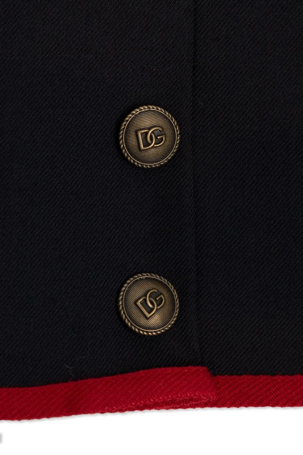 Dolce & Gabbana Kids Button Detailed Skirt