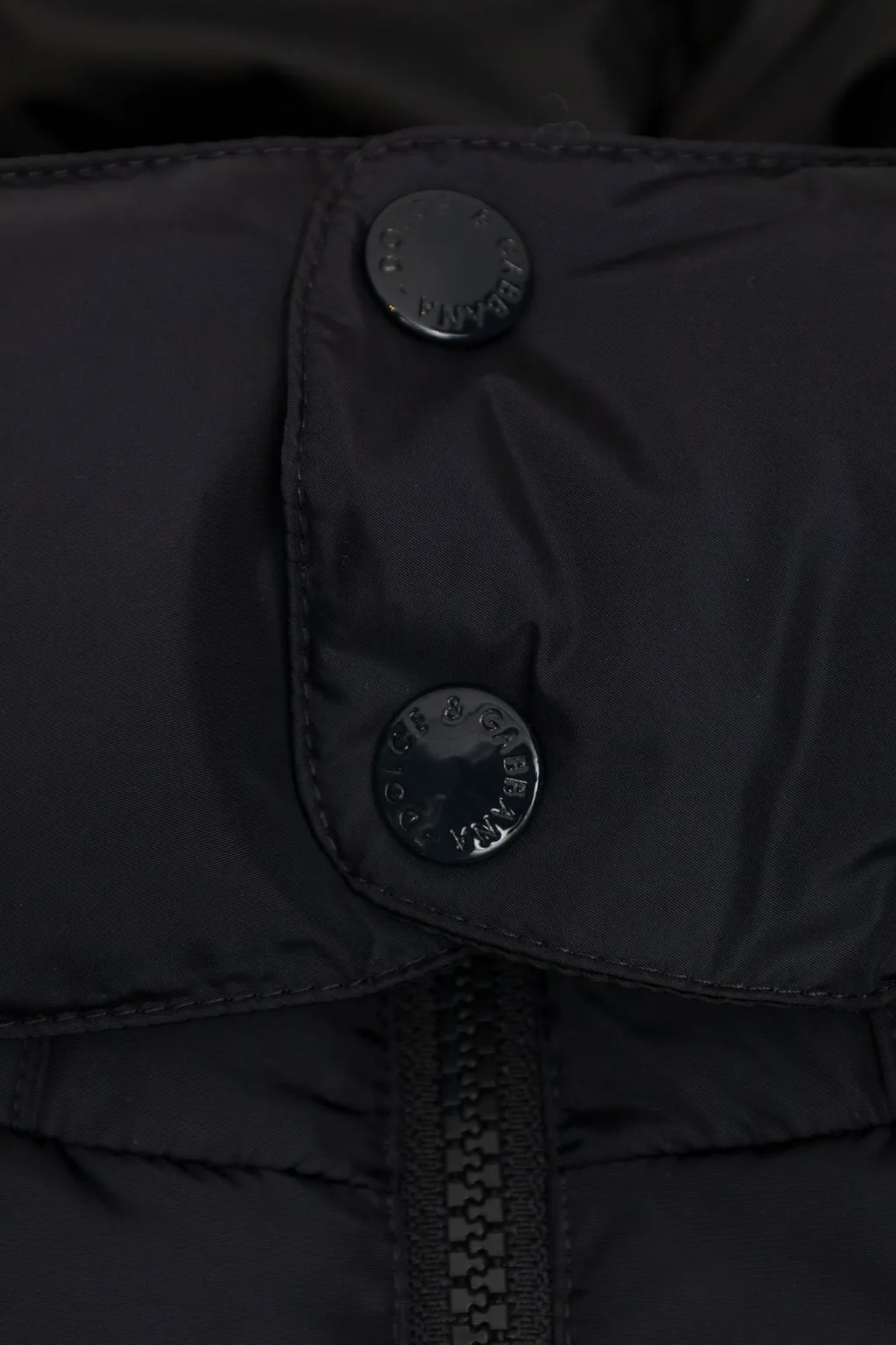 Dolce & Gabbana Kids Logo Printed Hooded Down Jacket
