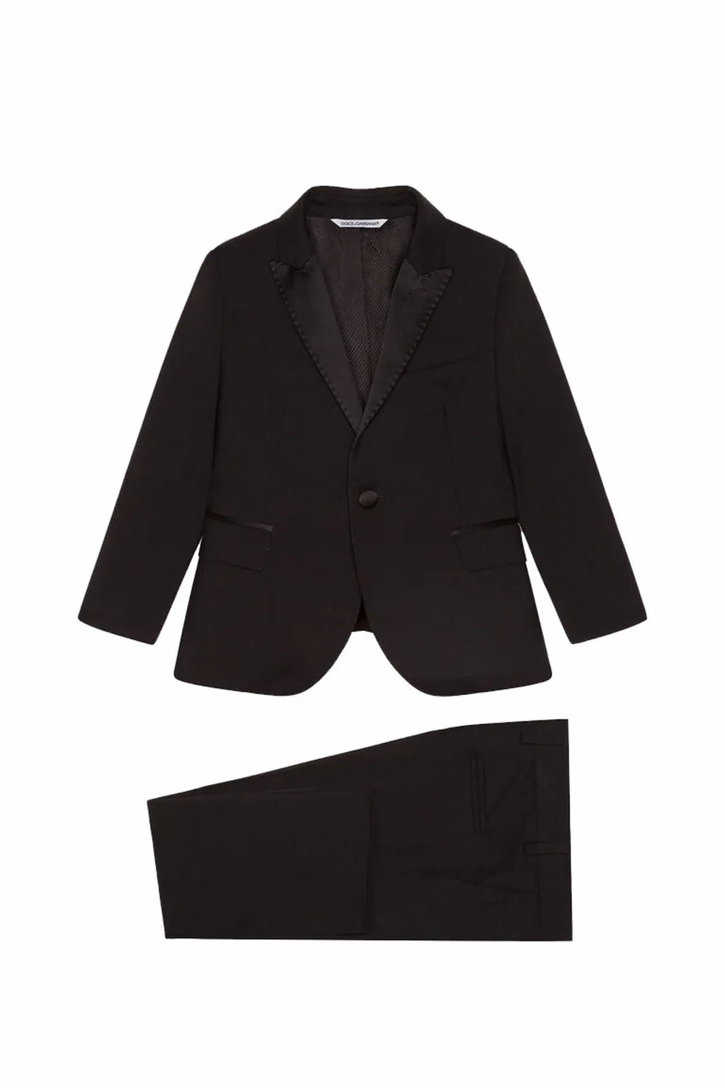 Dolce & Gabbana Kids Single-Breasted Tuxedo Tailored Suit