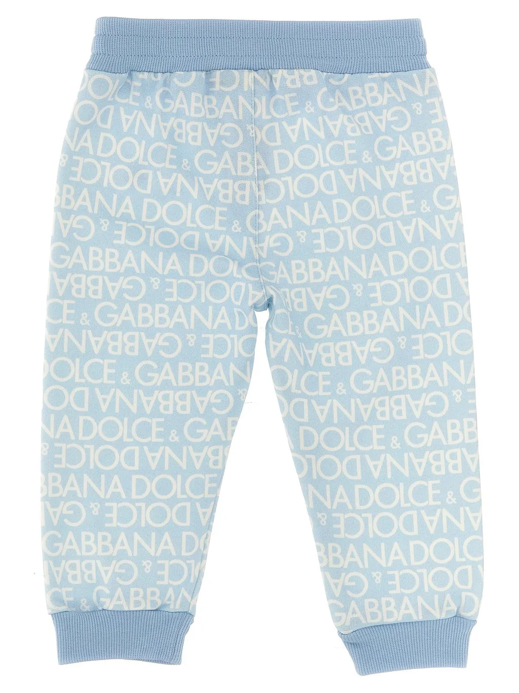 Dolce & Gabbana Kids All-Over Logo Printed Jersey Jogging Pants