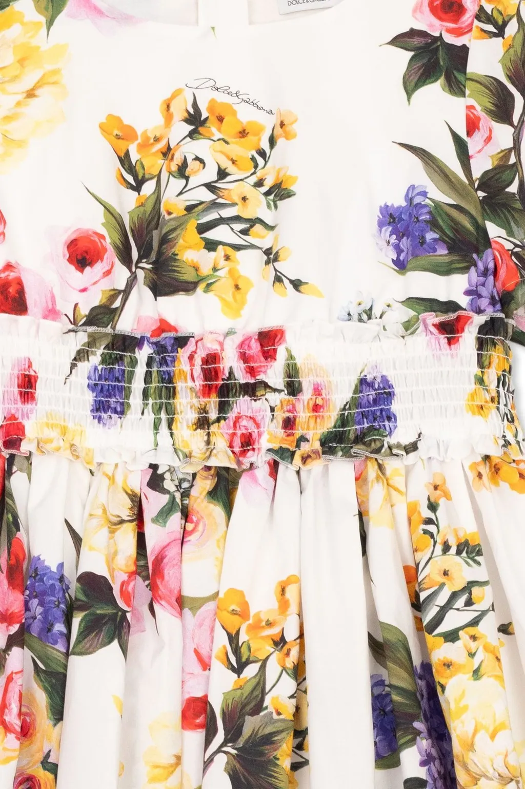 Dolce & Gabbana Kids Floral Printed Dress