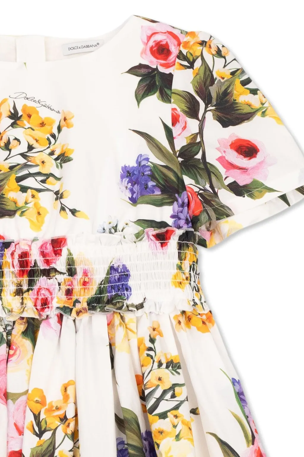 Dolce & Gabbana Kids Floral Printed Dress